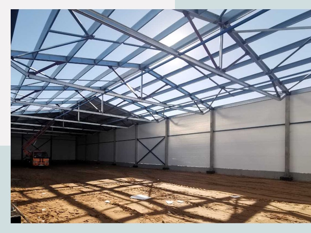 Строительство сенохранилищ в Ступине