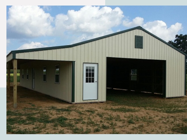 Строительство конюшен в Ступине