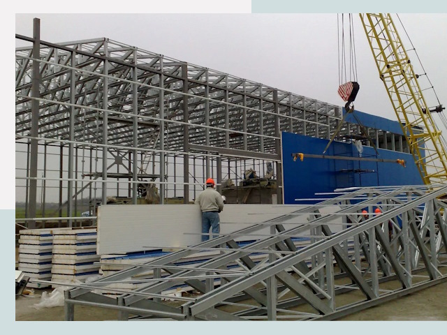 Строительство заводов в Ступине