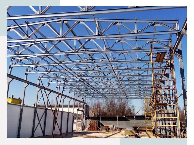 Строительство цехов в Ступино от 624 руб. под ключ