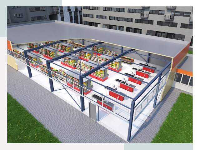 Строительство магазинов в Ступино от 624 руб. за м²