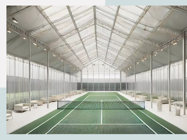 Строительство теннисных кортов в Ступине