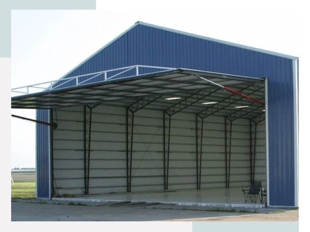 Прямо стенные ангары в Ступине