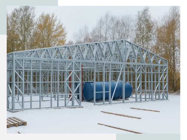 Металлические ангары в Ступине