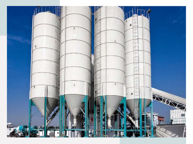 Строительство цементных силосов в Ступине