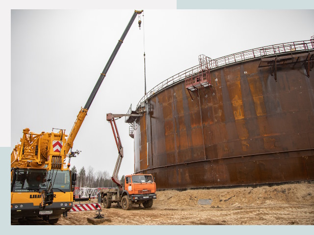 Монтаж резервуаров в Ступине от 624 руб. за м³