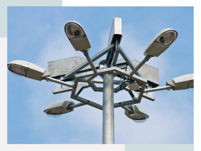 Монтаж осветительных мачт в Ступине