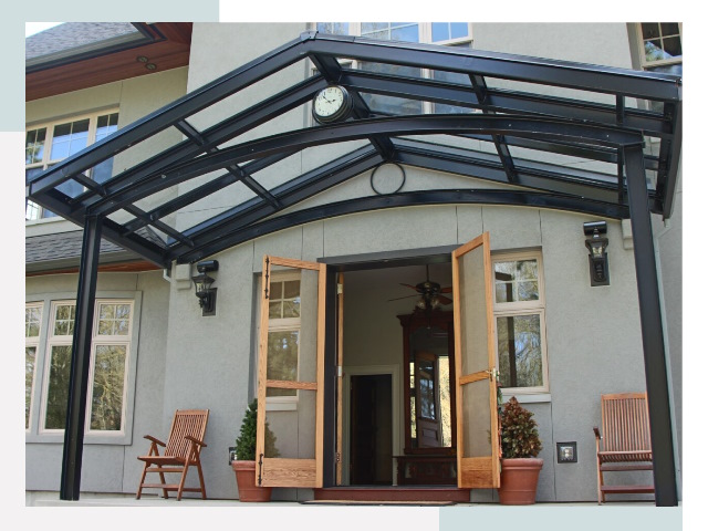 Козырьки металлические в Ступине