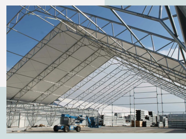 Каркасно-тентовые сооружения от СтальСтрой-Стп по цене 624 руб.