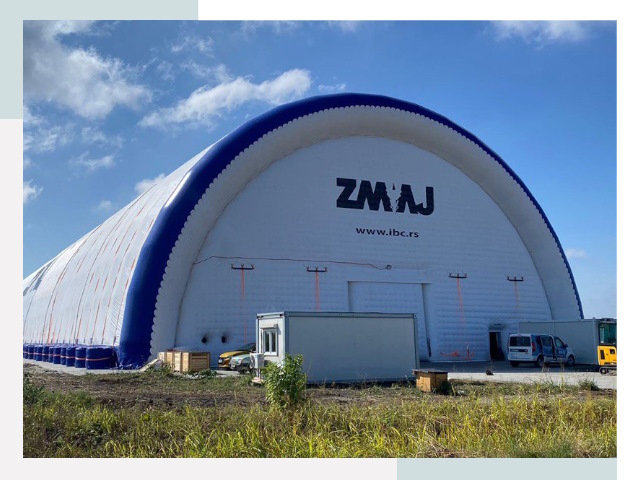 Брендирование ангаров в Ступине