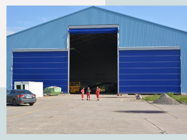 Ангарные ворота в Ступино от СтальСтрой-Стп по цене 624 руб.