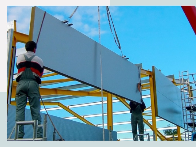 Монтаж сэндвич-панелей в Ступине от 624 руб.