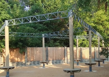 Терраса из металлоконструкций под ключ, проектирование, изготовление и монтаж от СтальСтрой-Стп